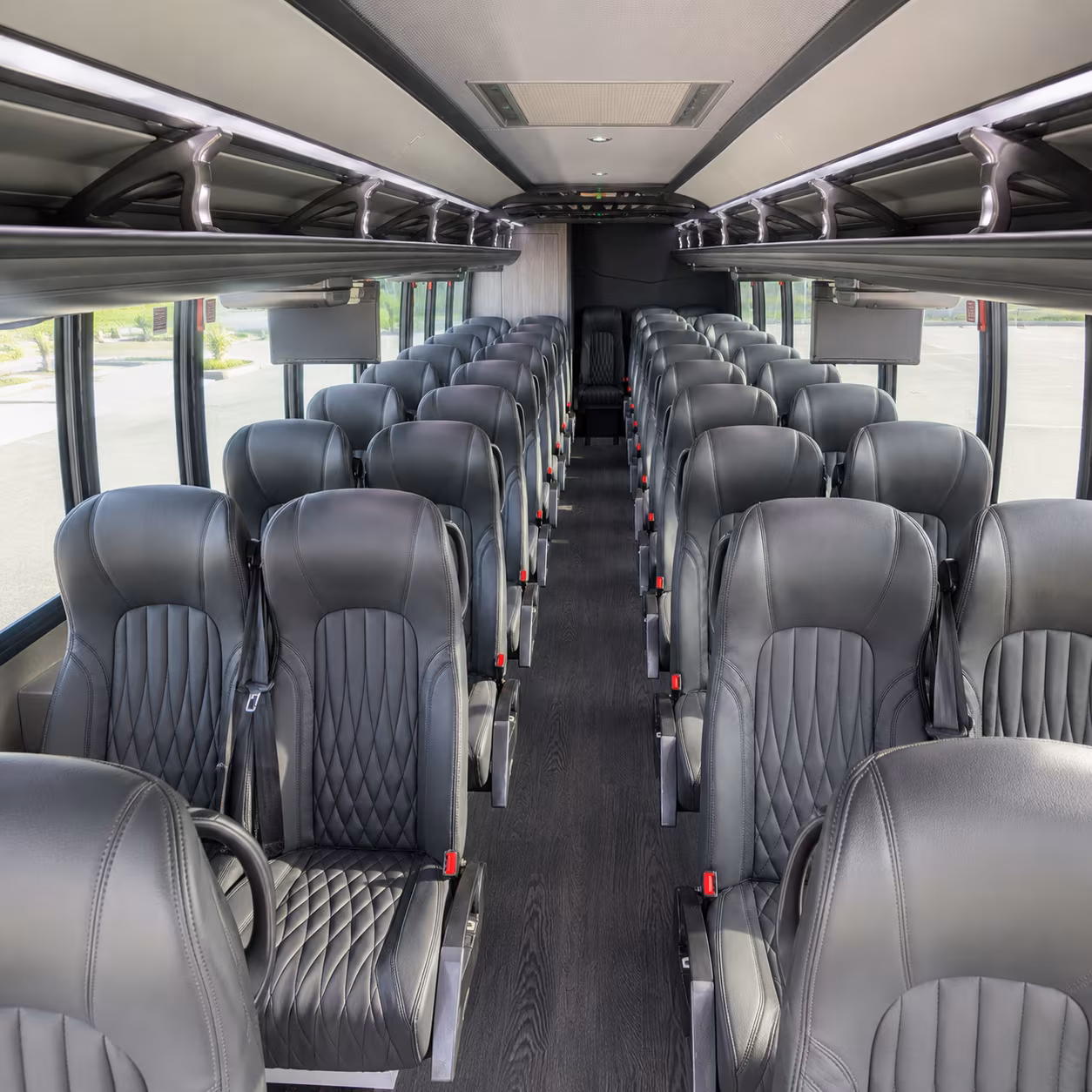 gainesville 35 passenger minibus inside