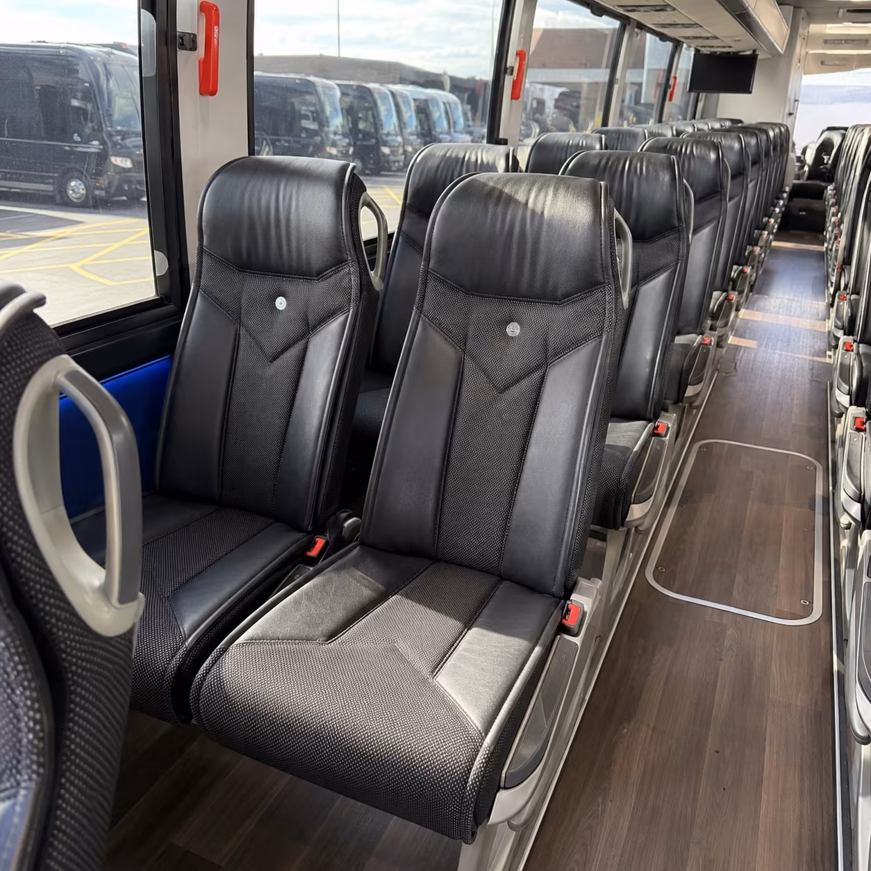 gainesville 40 passenger charter bus interior