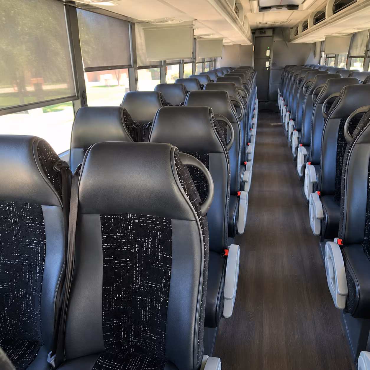 gainesville charter bus inside