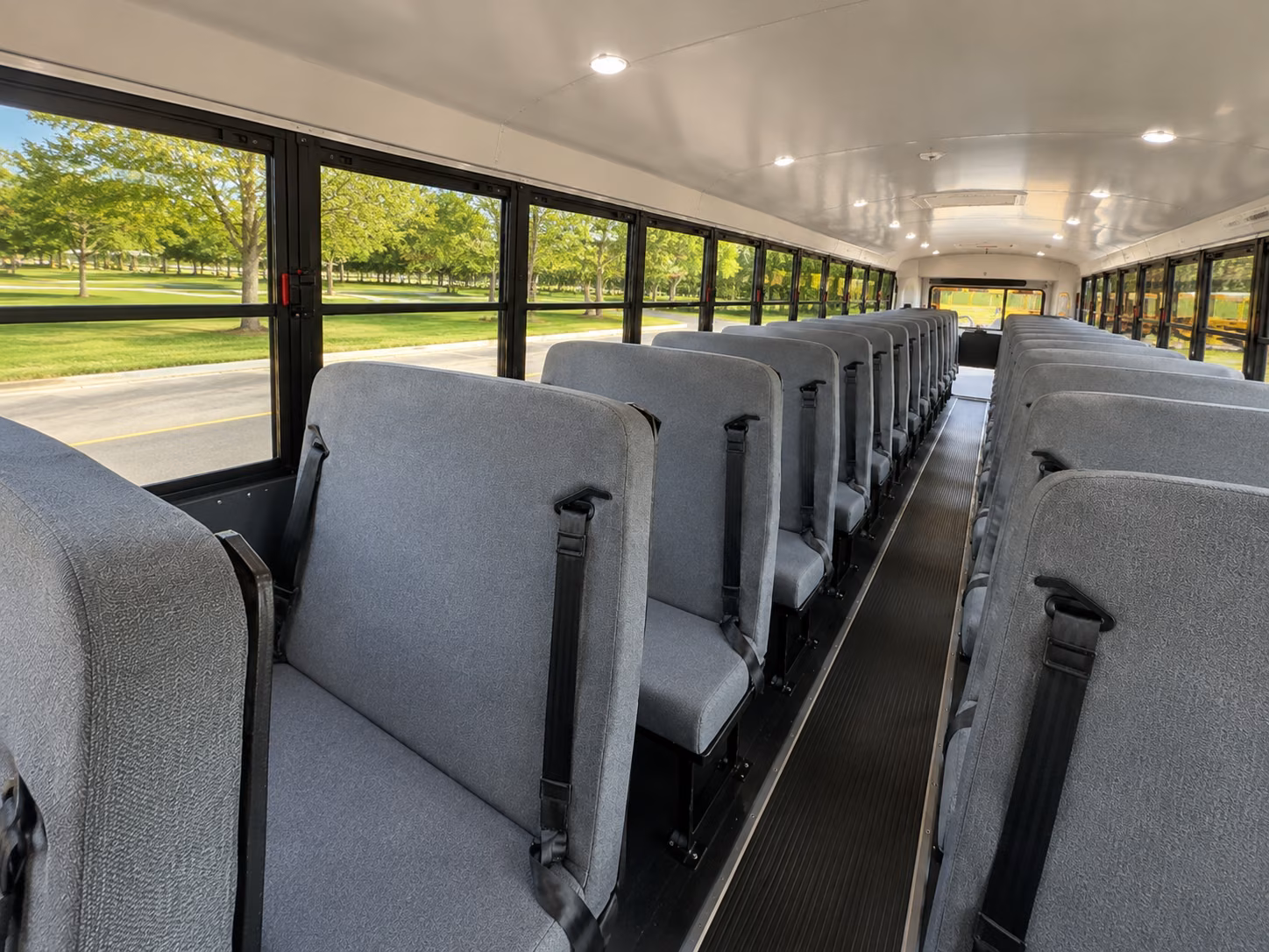 gainesville school bus inside